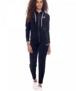 Leone 1947® North America Apparel VELOUR WOMAN SET CHENILLE HOODY FULL ZIP