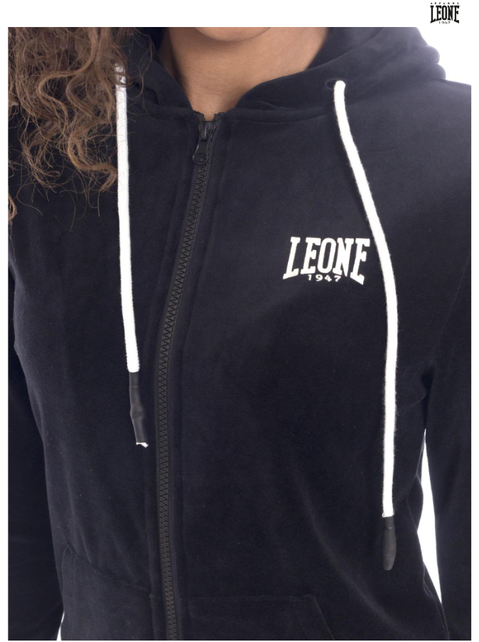 Leone 1947® North America Apparel VELOUR WOMAN CHENILLE HOODY 2 Leone 1947® North America Apparel VELOUR WOMAN CHENILLE HOODY