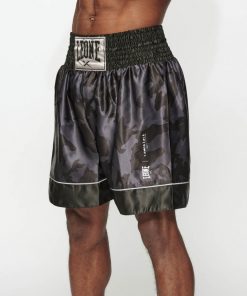 Leone 1947 North America CAMOBLACK BOXING SHORTS Sportswear