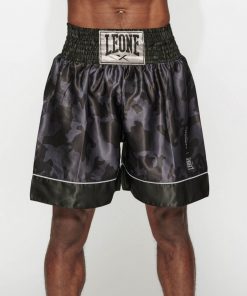 Leone 1947 North America CAMOBLACK BOXING SHORTS Sportswear