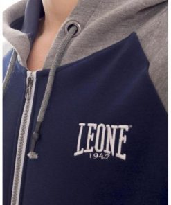 Leone 1947® North America MAN FLEECE HOODY ZIPPED NEOPRENE