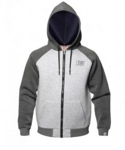 Leone 1947® North America MAN FLEECE HOODY ZIPPED NEOPRENE