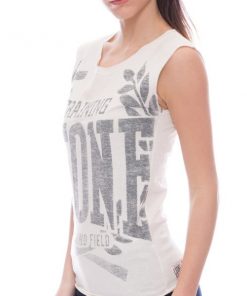 Leone 1947® North America WOMEN'S WHITE SLEEVELESS T-SHIRT