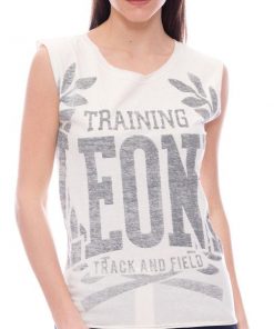 Leone 1947® North America WOMEN'S WHITE SLEEVELESS T-SHIRT