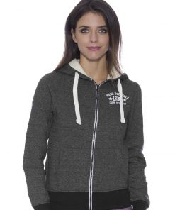 Leone 1947® North America Apparel WOMAN HOODY ZIPPED FLEECE
