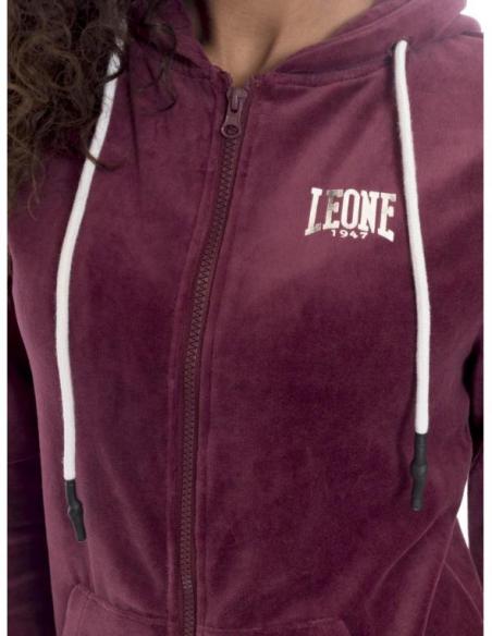 Leone 1947® North America Apparel VELOUR WOMAN CHENILLE HOODY 3 Leone 1947® North America Apparel VELOUR WOMAN CHENILLE HOODY