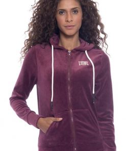 Leone 1947® North America Apparel VELOUR WOMAN CHENILLE HOODY