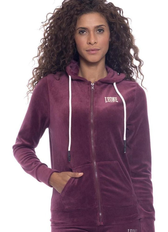Leone 1947® North America Apparel VELOUR WOMAN CHENILLE HOODY 1 Leone 1947® North America Apparel VELOUR WOMAN CHENILLE HOODY